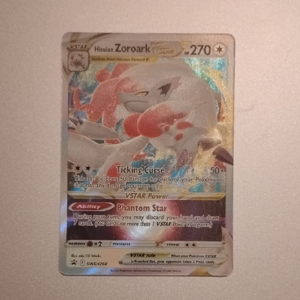 Hisuian Zoroark VSTAR Pokémon Card